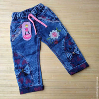 Детские джинсы 1-4 Сердечки Akira 3817591
