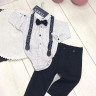 Детский Костюм (6-24 м) Боди-рубашка/брюки  ZI-861038