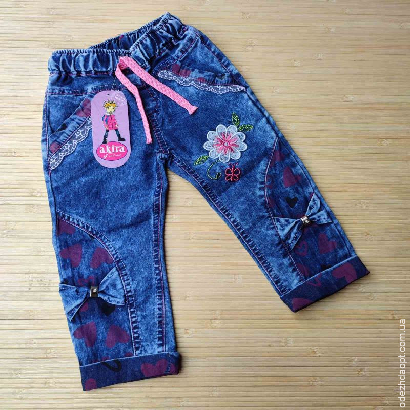 Дитячі джинси 1-4 Сердечки Akira 3817591