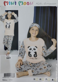 Дитяча піжама 5-8 Panda 71548