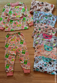 Детская пижама 5-8 Цветная 51901