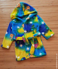 Детский халат 2-6 Цветной 2401159