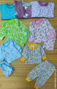 Детская пижама 26-36 Цветная 1701931