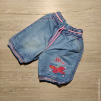Дитячі шорти джинс 3-5 Метелик 4491