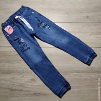 Дитячі джинси 5-8 на резинці 693572